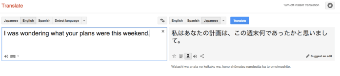 Translating from English to your students' L1 with MT can be a useful consciousness raising activity